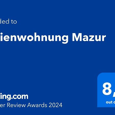 מורנאו אם סטאפלסי Ferienwohnung Mazur מראה חיצוני תמונה